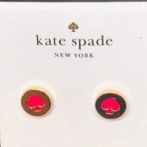Kate Spade ♠️ Spot The Spade Earrings 🌸 Hot Pink!